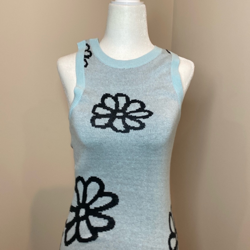Wild Fable Size S Blue Flower Maxi Dress